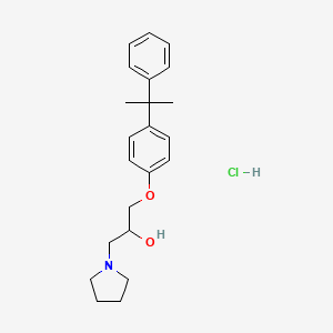 1-[4-(1-methyl-1-phenylethyl)phenoxy]-3-(1-pyrrolidinyl)-2-propanol hydrochloride