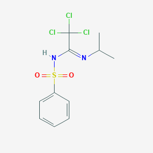 N-(2,2,2-trichloro-N-isopropylethanimidoyl)benzenesulfonamide