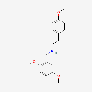 molecular formula C18H23NO3 B4895803 (2,5-dimethoxybenzyl)[2-(4-methoxyphenyl)ethyl]amine 