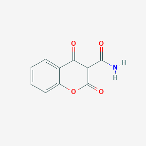 molecular formula C10H7NO4 B4895900 2,4-dioxo-3-chromanecarboxamide 