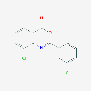molecular formula C14H7Cl2NO2 B4895902 8-chloro-2-(3-chlorophenyl)-4H-3,1-benzoxazin-4-one 