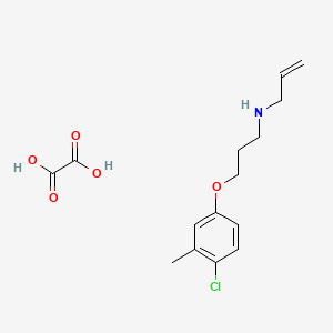 N-[3-(4-chloro-3-methylphenoxy)propyl]-2-propen-1-amine oxalate