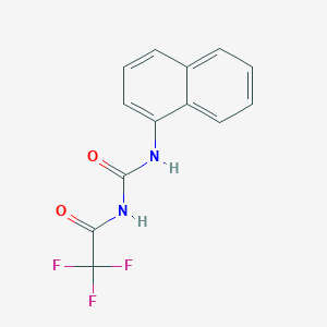 2,2,2-trifluoro-N-(naphthalen-1-ylcarbamoyl)acetamide