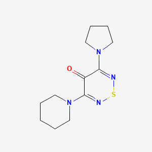 3-(1-piperidinyl)-5-(1-pyrrolidinyl)-4H-1,2,6-thiadiazin-4-one