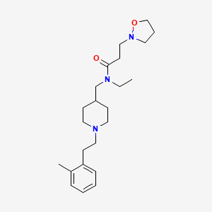 N-ethyl-3-(2-isoxazolidinyl)-N-({1-[2-(2-methylphenyl)ethyl]-4-piperidinyl}methyl)propanamide