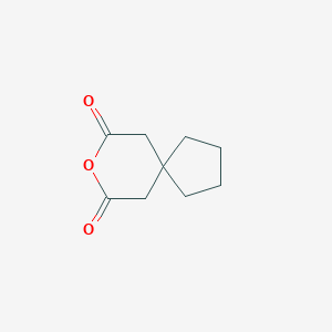 molecular formula C9H12O3 B048965 8-氧杂螺[4.5]癸烷-7,9-二酮 CAS No. 5662-95-3