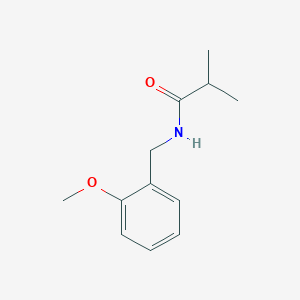 molecular formula C12H17NO2 B4896625 N-(2-methoxybenzyl)-2-methylpropanamide 