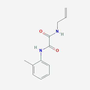 molecular formula C12H14N2O2 B4896642 N-allyl-N'-(2-methylphenyl)ethanediamide 