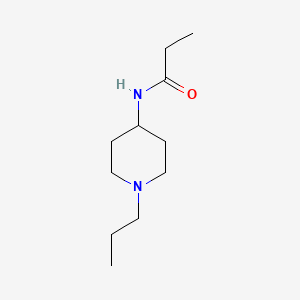 molecular formula C11H22N2O B4896667 N-(1-propyl-4-piperidinyl)propanamide 