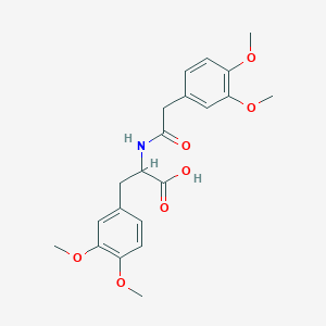 molecular formula C21H25NO7 B4896742 N-[(3,4-dimethoxyphenyl)acetyl]-3-methoxy-O-methyltyrosine 