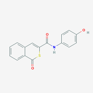 N-(4-hydroxyphenyl)-1-oxo-1H-isothiochromene-3-carboxamide