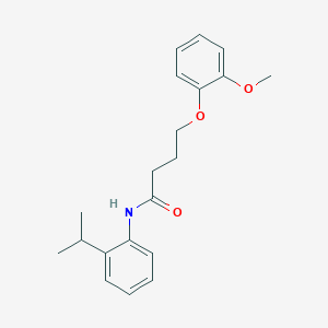 N-(2-isopropylphenyl)-4-(2-methoxyphenoxy)butanamide