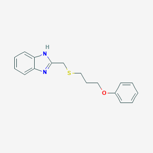 2-(3-phenoxypropylsulfanylmethyl)-1H-benzimidazole