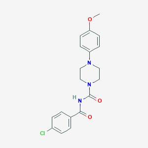 N-(4-chlorobenzoyl)-4-(4-methoxyphenyl)-1-piperazinecarboxamide