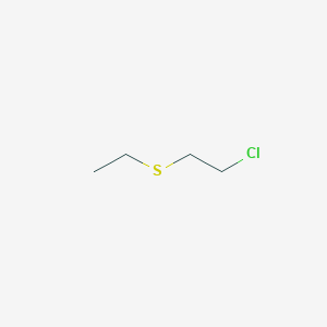molecular formula C4H9ClS B048971 2-氯乙基乙硫醚 CAS No. 693-07-2