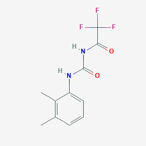 molecular formula C11H11F3N2O2 B489713 N-(2,3-dimethylphenyl)-N'-(trifluoroacetyl)urea CAS No. 340264-54-2