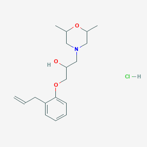 1-(2-allylphenoxy)-3-(2,6-dimethyl-4-morpholinyl)-2-propanol hydrochloride