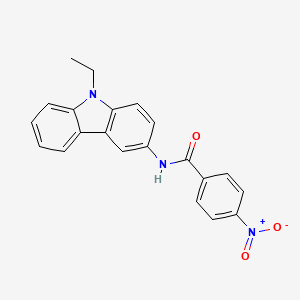 N-(9-ethyl-9H-carbazol-3-yl)-4-nitrobenzamide