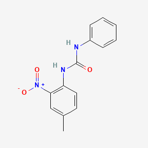 molecular formula C14H13N3O3 B4897302 N-(4-methyl-2-nitrophenyl)-N'-phenylurea 