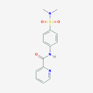 N-[4-(dimethylsulfamoyl)phenyl]pyridine-2-carboxamide