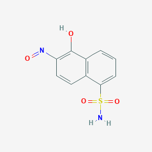 molecular formula C10H8N2O4S B4897454 5-hydroxy-6-nitroso-1-naphthalenesulfonamide 