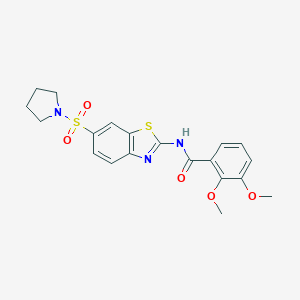 2,3-dimethoxy-N-(6-(pyrrolidin-1-ylsulfonyl)benzo[d]thiazol-2-yl)benzamide