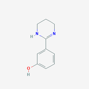 molecular formula C10H12N2O B048975 3-(1,4,5,6-四氢嘧啶-2-基)苯酚 CAS No. 848850-63-5