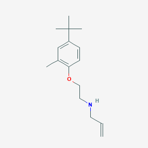 molecular formula C16H25NO B4897616 N-[2-(4-tert-butyl-2-methylphenoxy)ethyl]-2-propen-1-amine 