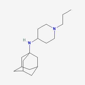 molecular formula C18H32N2 B4897629 N-1-adamantyl-1-propyl-4-piperidinamine 