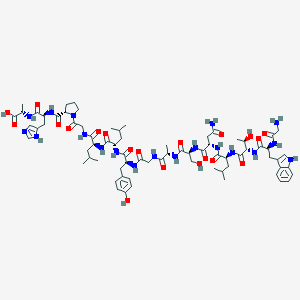 molecular formula C72H105N19O20 B048977 加兰素 (1-15) CAS No. 112747-70-3
