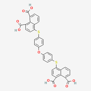 molecular formula C36H22O9S2 B4897749 4,4'-[oxybis(4,1-phenylenethio)]di(1,8-naphthalenedicarboxylic acid) 