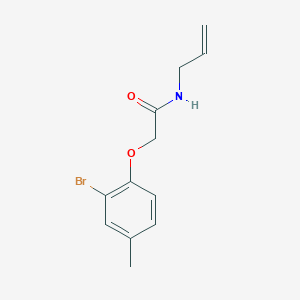 molecular formula C12H14BrNO2 B4897775 N-allyl-2-(2-bromo-4-methylphenoxy)acetamide 