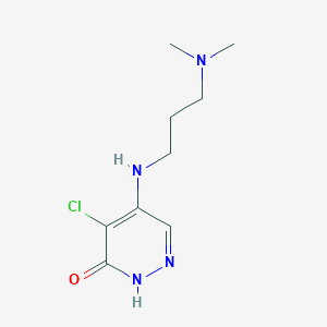 4-chloro-5-{[3-(dimethylamino)propyl]amino}-3(2H)-pyridazinone