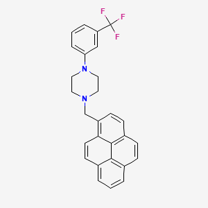 1-(1-pyrenylmethyl)-4-[3-(trifluoromethyl)phenyl]piperazine