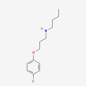 N-[3-(4-fluorophenoxy)propyl]-1-butanamine