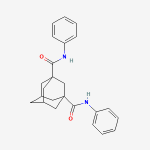 molecular formula C24H26N2O2 B4897960 N,N'-diphenyl-1,3-adamantanedicarboxamide 