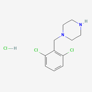 molecular formula C11H15Cl3N2 B4897995 1-(2,6-dichlorobenzyl)piperazine hydrochloride 