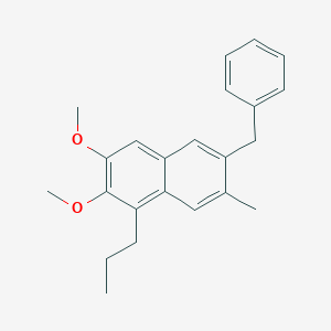 B048980 6-Benzyl-2,3-dimethoxy-7-methyl-1-propylnaphthalene CAS No. 213971-42-7