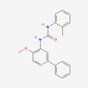 molecular formula C21H20N2O2 B4898077 N-(4-methoxy-3-biphenylyl)-N'-(2-methylphenyl)urea 