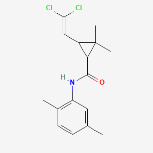 molecular formula C16H19Cl2NO B4898084 3-(2,2-dichlorovinyl)-N-(2,5-dimethylphenyl)-2,2-dimethylcyclopropanecarboxamide 