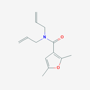 molecular formula C13H17NO2 B4898150 N,N-diallyl-2,5-dimethyl-3-furamide 