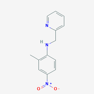 molecular formula C13H13N3O2 B4898203 (2-methyl-4-nitrophenyl)(2-pyridinylmethyl)amine 