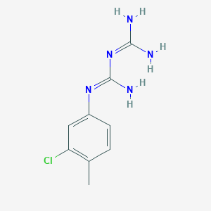 molecular formula C9H12ClN5 B4898355 N-(3-chloro-4-methylphenyl)imidodicarbonimidic diamide 