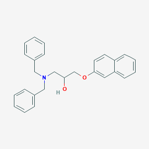 molecular formula C27H27NO2 B4898411 1-(dibenzylamino)-3-(2-naphthyloxy)-2-propanol 