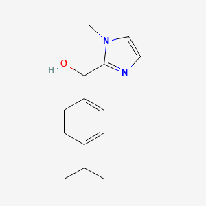 molecular formula C14H18N2O B4898420 (4-isopropylphenyl)(1-methyl-1H-imidazol-2-yl)methanol 