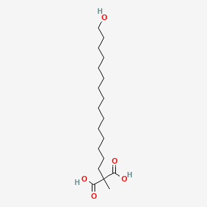 (15-hydroxypentadecyl)(methyl)malonic acid