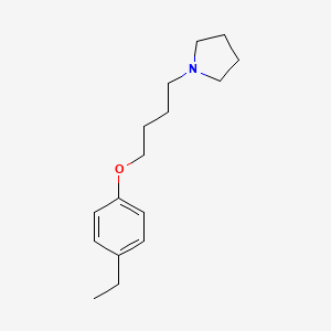 molecular formula C16H25NO B4898563 1-[4-(4-ethylphenoxy)butyl]pyrrolidine 