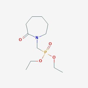 molecular formula C11H22NO4P B4898582 diethyl [(2-oxo-1-azepanyl)methyl]phosphonate 