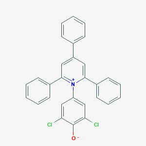 molecular formula C29H19Cl2NO B048986 2,6-二氯-4-(2,4,6-三苯基-1-吡啶鎓)苯酚盐 CAS No. 121792-58-3