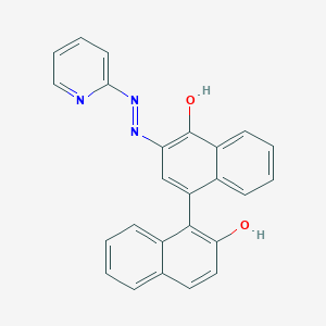 molecular formula C25H17N3O2 B4898729 2'-hydroxy-1,1'-binaphthalene-3,4-dione 3-(2-pyridinylhydrazone) 